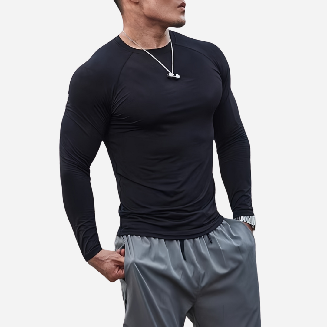 T-shirt de compression à manches longues