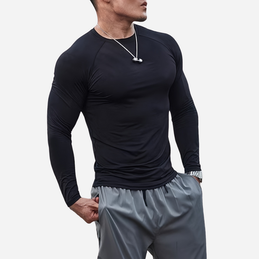 T-shirt de compression à manches longues