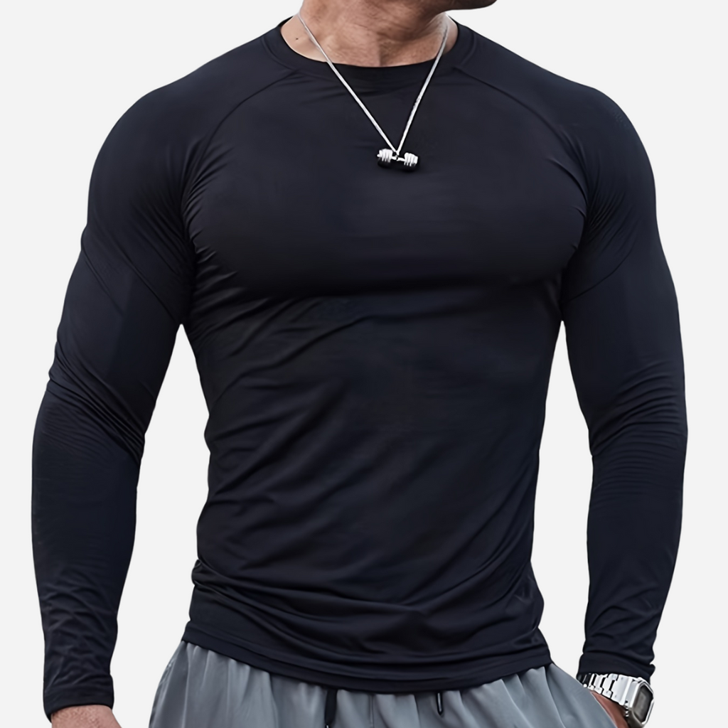 T-shirt de compression à manches longues