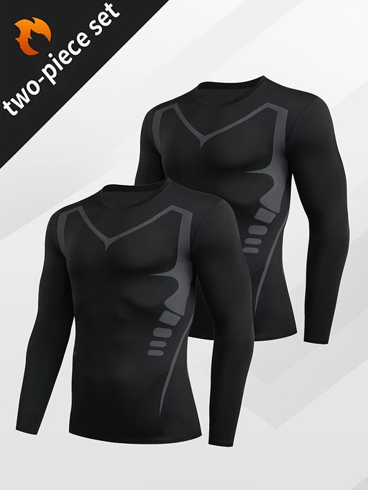 T-shirt de compression à manches longues