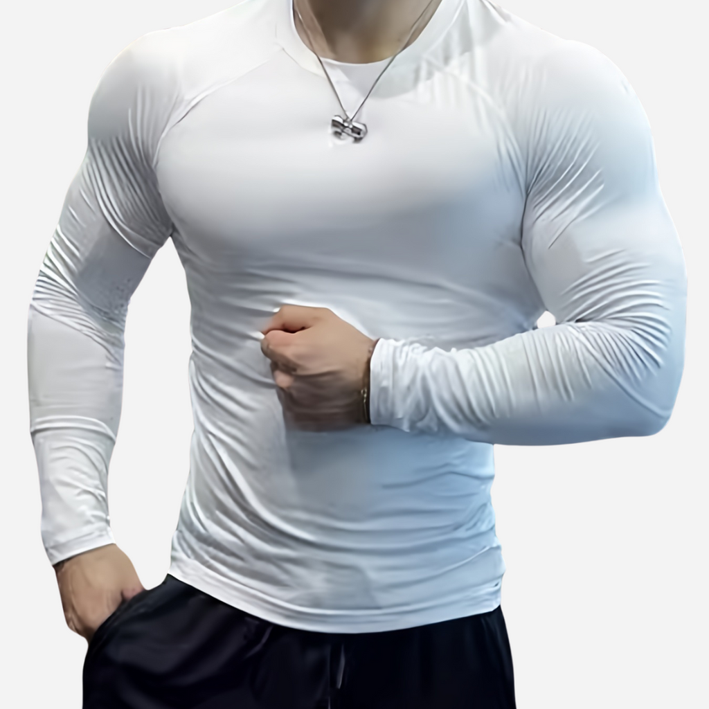 T-shirt de compression à manches longues