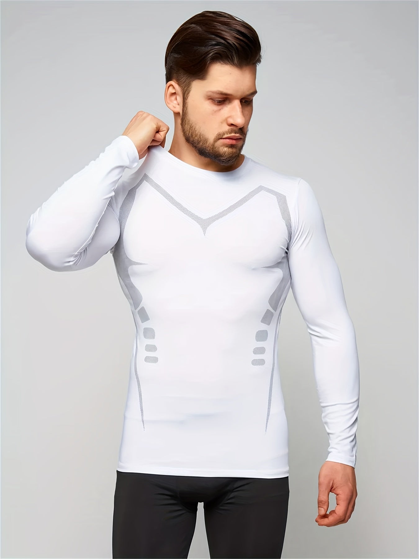T-shirt de compression à manches longues